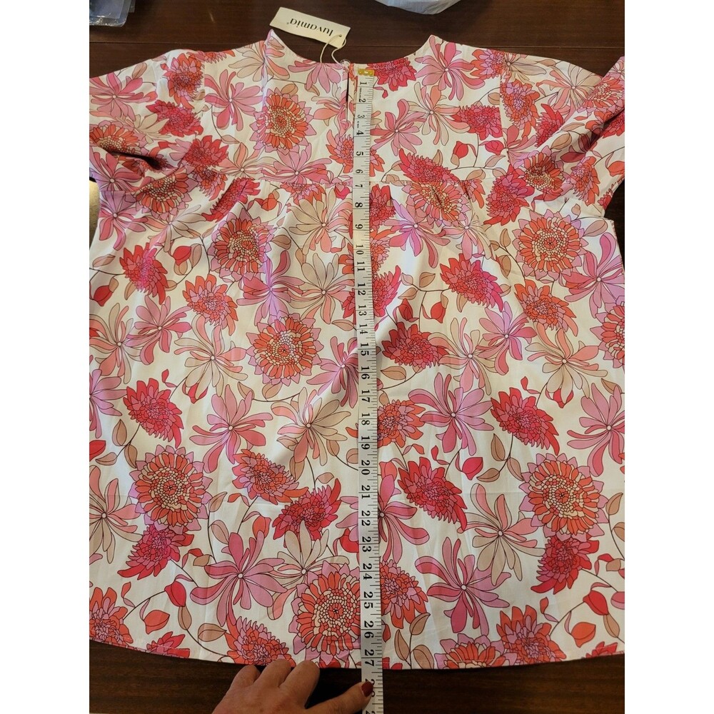 Pink Floral Blouse